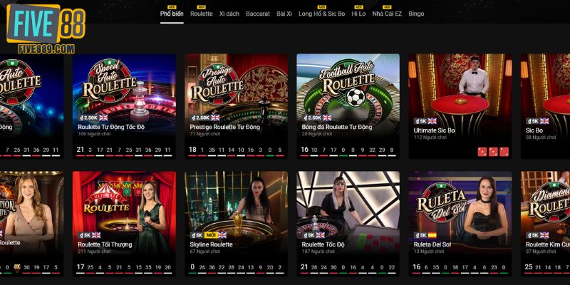 Game bài đỉnh cao với giao diện linh hoạt, video HD sắc nét và tương tác trực tiếp