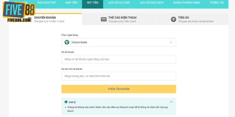 Hướng dẫn lựa chọn phương thức rút tiền linh hoạt và phù hợp